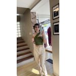 CROPPED BEATRIZ VERDE OLIVA