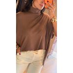 PONCHO ESTHER- MARROM