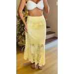 SAIA CROCHE DAPHNE- AMARELO