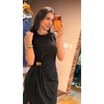 VESTIDO LUNA DETALHE FIVELA- PRETO