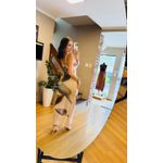 VESTIDO TULE ESTAMPA CONCHAS- NUDE