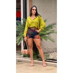 SHORT ESTAMPADO BIANCA - AZUL 