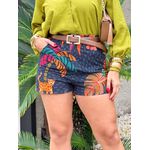 SHORT ESTAMPADO BIANCA - AZUL 