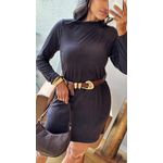 Vestido curto Lunara - Preto