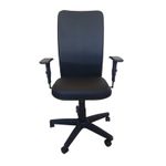 Cadeira Escritório Presidente Luxo Corino Preto