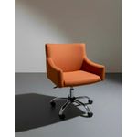 Poltrona Esmeralda Giratória Tecido