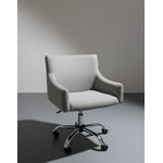 Poltrona Esmeralda Giratória Tecido