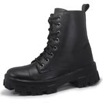 Bota Coturno Feminino Sola Tratorada