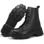 Bota Coturno Feminino Sola Tratorada