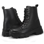 Bota Coturno Feminino Sola Tratorada
