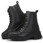 Bota Coturno Feminino Sola Tratorada