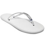 Chinelo de Dedo Flip Flop Tiras Branco