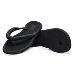 Chinelo Nuvem de Dedo Flip Flop Preto