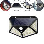 Arandela Luminária solar 20 leds com sensor de movimento 