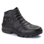 Bota Masculina em Couro ref 16500 Preta