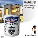 TINTA EUCATEX ACQUA RESIST ACRLÍCO FOSCO 3,6L
