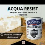 TINTA EUCATEX ACQUA RESIST ACRLÍCO FOSCO 3,6L