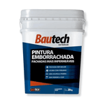 TINTA BAUTECH EMBORRACHADA BRANCO 20 KG 