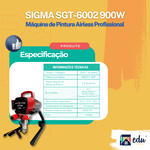 SIGMA SGT-6002 MAQUINA DE PINTURA AIRLESS - 900W