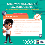 KIT LAZZURIL WASH PRIMER FUNDO/FONDO FOSFATIZANTE + ENDURECEDOR LAZZURIL 