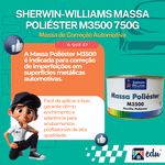 LAZZURIL MASSA POLIESTER 750 G COMP A+B