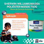LAZZURIL MASSA POLIESTER 750 G COMP A+B