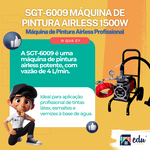 SIGMA SGT-6002 MAQUINA DE PINTURA AIRLESS - 1500W