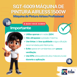 SIGMA SGT-6002 MAQUINA DE PINTURA AIRLESS - 1500W
