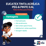 EUCATEX PEG & PINTE BRANCO 3,6L