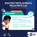 EUCATEX PEG & PINTE BRANCO 3,6L