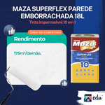 MAZA SUPERFLEX PAREDE EMBORRACHADA PREMIUM 10 EM 1