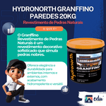 Textura Revestimento Decorativo Pedras Naturais Hydronorth 20Kg