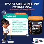 Textura Revestimento Decorativo Pedras Naturais Hydronorth 20Kg
