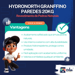 Textura Revestimento Decorativo Pedras Naturais Hydronorth 20Kg