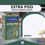 Tinta Acrílica Extra Piso Eucatex 18L - Ultra Resistência