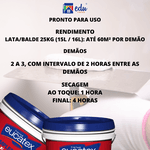 Massa Corrida Premium Eucatex 25kg PVA Acabamento Liso Interno Reboco Gesso