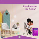 Tinta Acrílica Eucatex Protege Premium 18L Fosco Lavável Interior Exterior