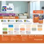 Tinta Super Pro Eucatex Acrílica Fosco Branco 18L