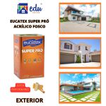 Tinta Super Pro Eucatex Acrílica Fosco Branco 18L