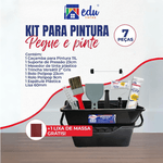 KIT PARA PINTURA PEGUE E PINTE - 7 PECAS