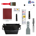 KIT PARA PINTURA PEGUE E PINTE - 7 PECAS
