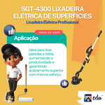 Lixadeira Elétrica SGT4300 Teto Parede 800W