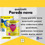 Tinta Acrílica Parede Nova Eco Quartzolit 3,6L - Antimofo