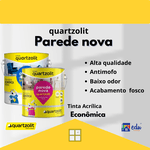 Tinta Acrílica Parede Nova Eco Quartzolit 3,6L - Antimofo
