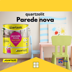 Tinta Acrílica Parede Nova Eco Quartzolit 3,6L - Antimofo