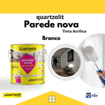 Tinta Acrílica Parede Nova Eco Quartzolit 3,6L - Antimofo
