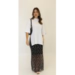 CAMISETA OVER CAMILA COM ABERTURA BRANCA 