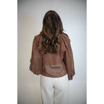 CAMISA PEÔNIA MARROM