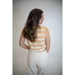 COLETE MARINE NUDE LISTRADO