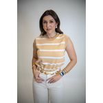 COLETE MARINE NUDE LISTRADO
